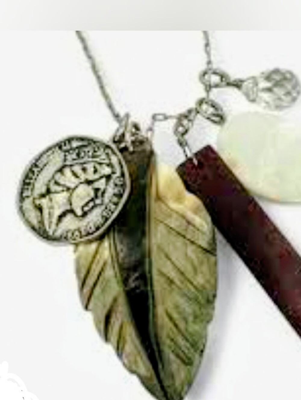 American Eagle Outfitters Cluster Charm Multi-Element Necklace -